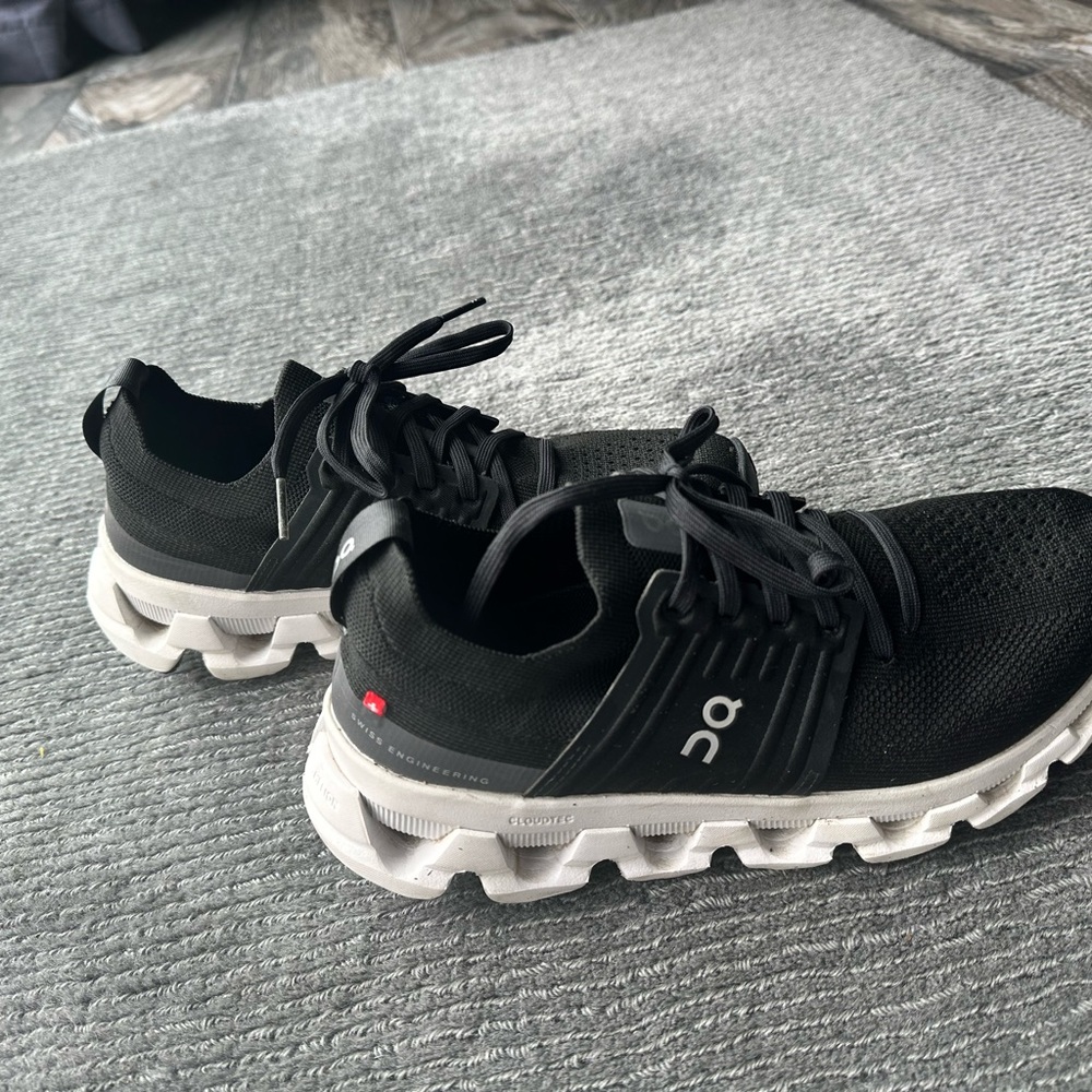 On Running Black Athletic Shoes